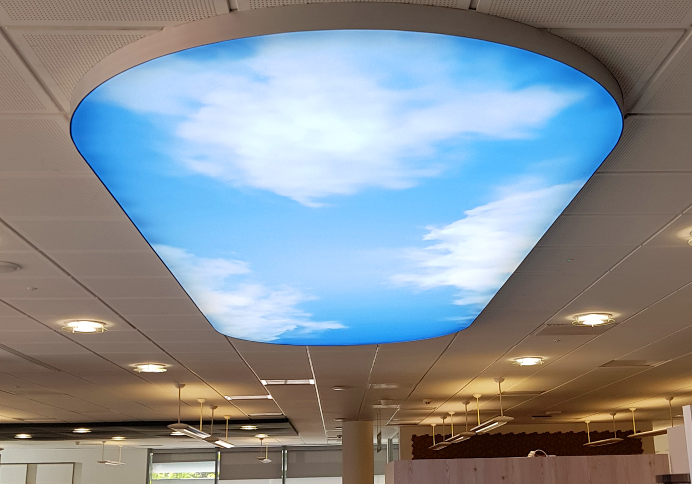 Illuminated stretch ceilings NES SOLUTIONS